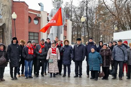 Возложение в День памяти В.И. Ленина в Рязанской области