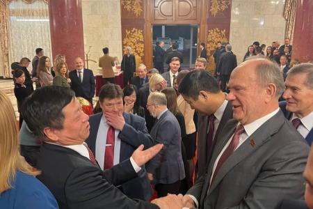 Делегация КПРФ во главе с Г.А. Зюгановым посетила Праздник весны в посольстве КНР