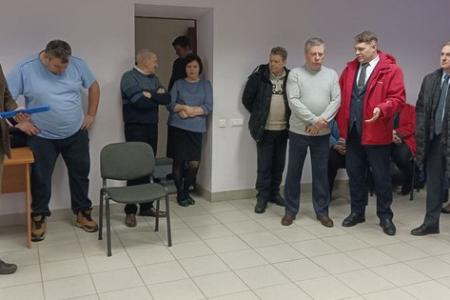 Псковская область. Депутаты КПРФ Дмитрий Михайлов и Александр Баев провели встречу с рабочими предприятия по эксплуатации мостов