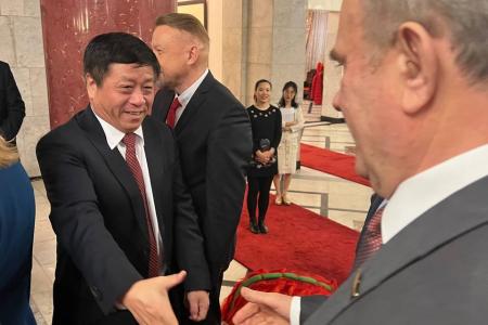 Делегация КПРФ во главе с Г.А. Зюгановым посетила Праздник весны в посольстве КНР