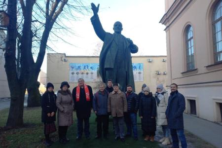 Коммунисты Ленинграда провели ряд акций в память о В.И. Ленине