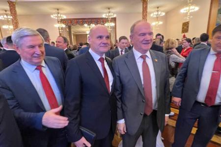 Делегация КПРФ во главе с Г.А. Зюгановым посетила Праздник весны в посольстве КНР