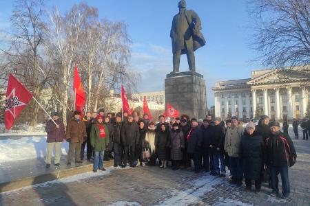 Тюменские коммунисты почтили память В.И. Ленина