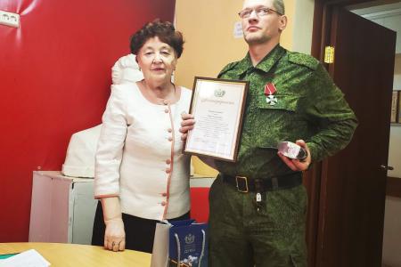 Тюменская область. Тобольский коммунист награждён Орденом мужества II степени за подвиг, совершённый в ходе специальной военной операции