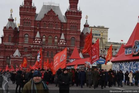 День памяти В.И. Ленина в Москве. Фоторепортаж