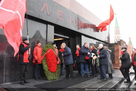 День памяти В.И. Ленина в Москве. Фоторепортаж