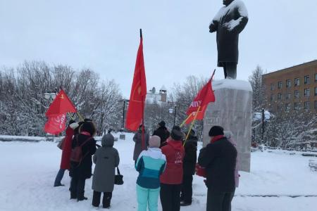 Ямало-Ненецкий АО. День памяти Ленина в Салехарде
