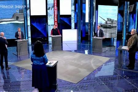 Дмитрий Новиков на Первом канале о поставках Киеву западного оружия и сроках демилитаризации Украины