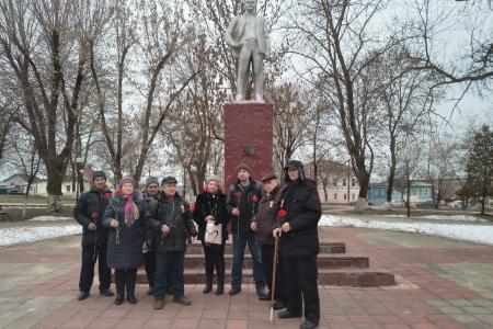 Калуга. Возложения цветов к памятникам В.И.Ленина