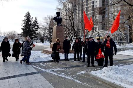 Амурская область. Коммунисты Благовещенска почтили память вождя мирового пролетариата