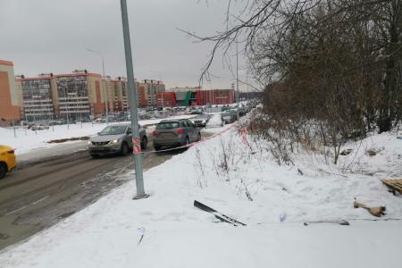 Руководитель фракции КПРФ в Мособлдуме Александр Наумов осмотрел участки строительства дублера МКАД в Видном