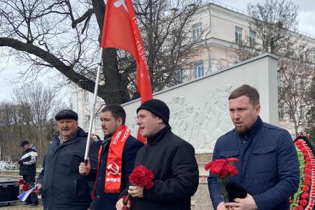 В Краснодаре коммунисты отметили 80-летие освобождения города от немецко-фашистских захватчиков