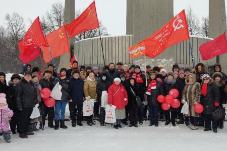 Самарская область. Коммунисты достойно отметили День Красной Армии