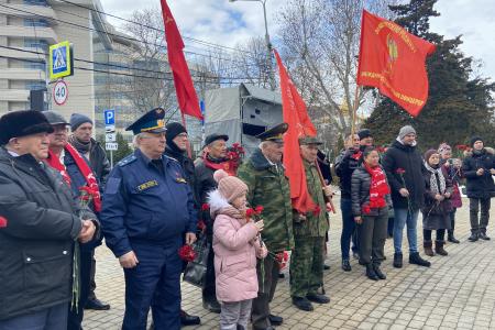 В Краснодаре коммунисты отметили 80-летие освобождения города от немецко-фашистских захватчиков