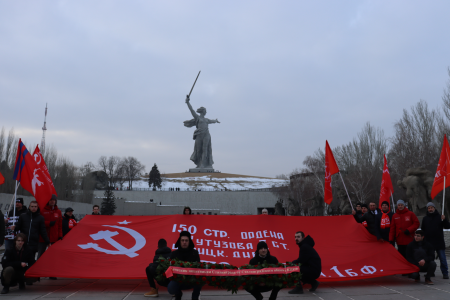 В Сталинграде проходят праздничные мероприятия, посвященные Великой Победе в битве на Волге