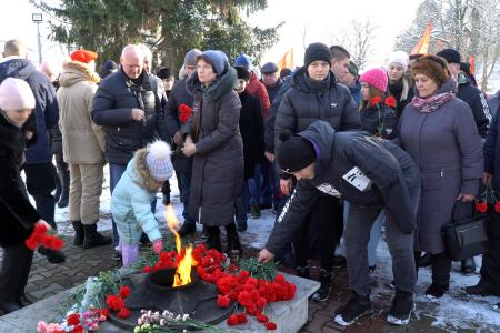 Курская область. Н.Н. Иванов принял участие в праздновании 80-летия со дня освобождения Щигров и Щигровского района от немецко-фашистских захватчиков