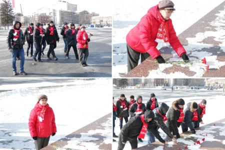 Саратовские коммунисты отметили 105-ю годовщину создания Рабоче-крестьянской Красной Армии