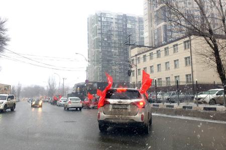 В Ростове-на-Дону прошел автопробег, приуроченный к 80-летию со дня освобождения города