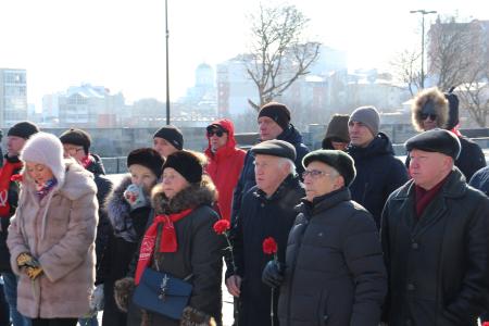 В Воронеже отметили 105-ю годовщину Красной Армии