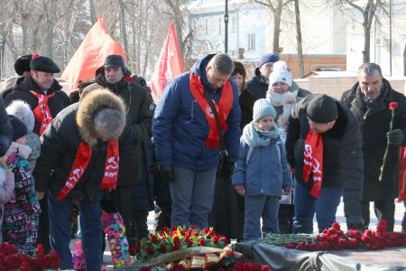 В Воронеже отметили 105-ю годовщину Красной Армии