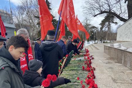 В Краснодаре коммунисты отметили 80-летие освобождения города от немецко-фашистских захватчиков
