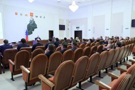 В.И. Соболев принял участие в рабочей встрече с полномочным представителем Президента России Владимиром Якушевым