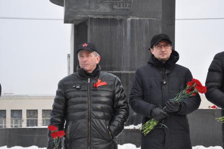 В городе трех революций коммунисты отметили День Красной Армии