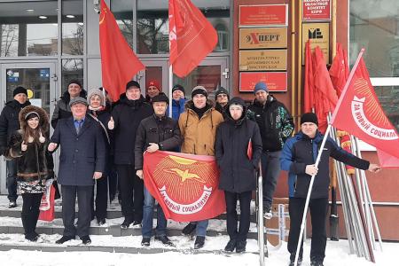 Автопробег в Иванове, посвящённый 30-летию КПРФ
