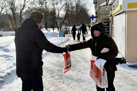 Ивановский горком КПРФ провёл серию информ-пикетов, посвящённых 105-летию Красной Армии