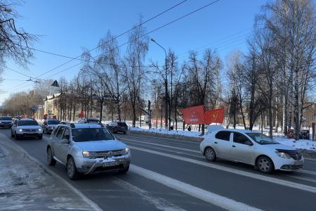 Автопробег в честь 105-летия Рабоче-Крестьянской Красной Армии состоялся в Марий Эл