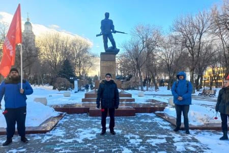 В Астрахани отметили 105-ю годовщину установления советской власти