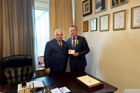 Состоялась встреча Казбека Тайсаева с делегацией Парламента Киргизии