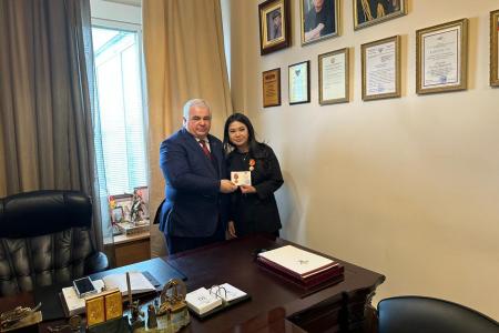 Состоялась встреча Казбека Тайсаева с делегацией Парламента Киргизии