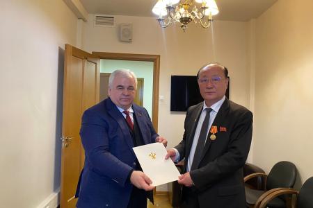 Состоялась встреча Казбека Тайсаева с Чрезвычайным и полномочным Послом КНДР Син Хон Чхолем