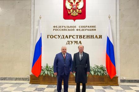 Состоялась встреча Казбека Тайсаева с Чрезвычайным и полномочным Послом КНДР Син Хон Чхолем