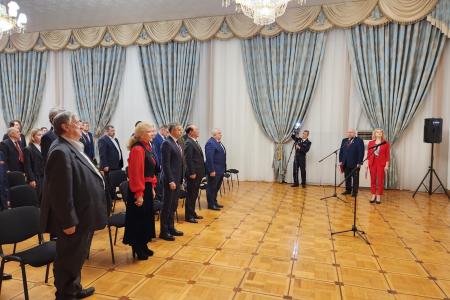 Дмитрий Новиков, Казбек Тайсаев, Владимир Исаков, Игорь Макаров, Олег Хоржан посетили посольство КНДР