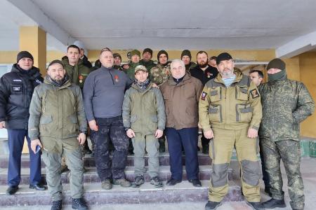 Казбек Тайсаев и Айрат Гибатдинов прибыли на Донбасс
