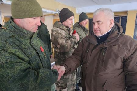 Казбек Тайсаев и Айрат Гибатдинов прибыли на Донбасс
