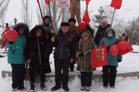 Самарская область. Коммунисты достойно отметили День Красной Армии