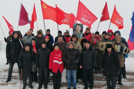 Самарская область. Коммунисты достойно отметили День Красной Армии