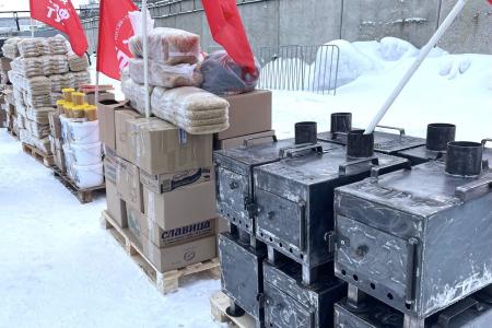 Печки от коммунистов - рабочих тульских предприятий отправлены на Донбасс в составе 105-го гуманитарного конвоя КПРФ