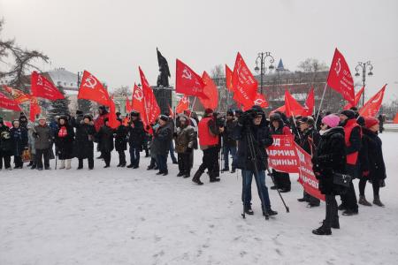 Тюменские коммунисты достойно встретили 105-ю годовщину  образования Красной Армии