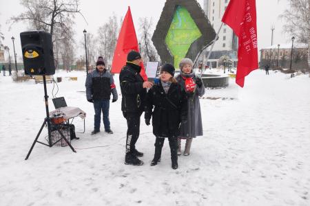 Тюменские коммунисты достойно встретили 105-ю годовщину  образования Красной Армии