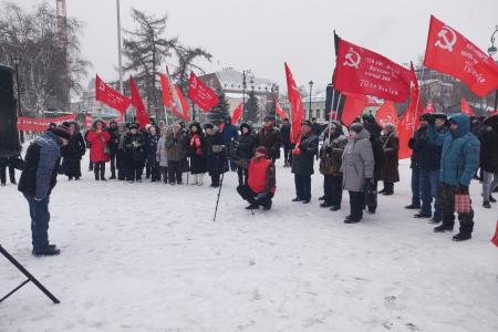 Тюменские коммунисты достойно встретили 105-ю годовщину  образования Красной Армии