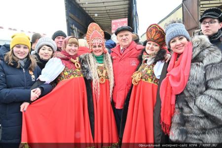 105-й юбилейный гуманитарный конвой от КПРФ ушел на Донбасс