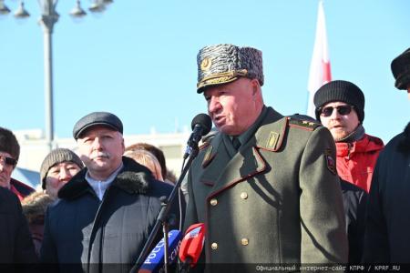 Резолюция встречи депутатов ГД ФС РФ с избирателями о 105-й годовщине Рабоче-Крестьянской Красной Армии и в поддержку специальной военно-политической операции Российской Армии