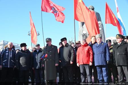Резолюция встречи депутатов ГД ФС РФ с избирателями о 105-й годовщине Рабоче-Крестьянской Красной Армии и в поддержку специальной военно-политической операции Российской Армии