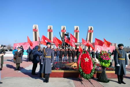 День Советской Армии и Военно-Морского Флота в Забайкалье