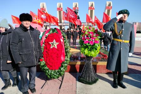 День Советской Армии и Военно-Морского Флота в Забайкалье