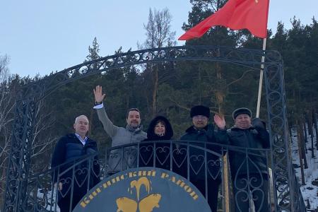 Республика Башкортостан. Рабочий визит Александра Ющенко и Юнира Кутлугужина в Кигинский и Салаватский районы